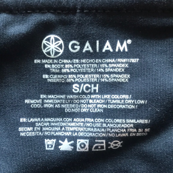 NWOT Gaiam cropped leggings - Picture 5 of 5
